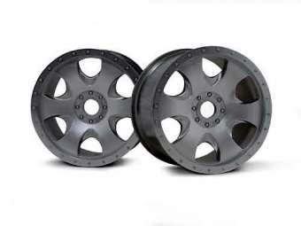 Диски трак 1/8 -  WARLOCK MATT CHROME (83X56MM/2шт)  17mm Hex Hub