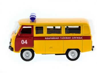 Машина ''АВТОПАНОРАМА'' инерц. УАЗ (аварийная) 1/50, в/к 12*7*5,5 см