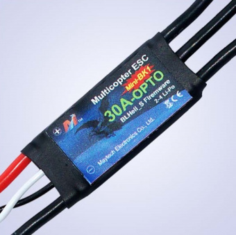 Регулятор оборотов Maytech Blackfire 30A-OPTO BLHeli_S