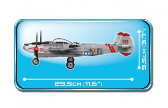Конструктор самолет P-38L Lightning