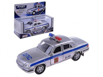 Машина Autotime ''ГАЗ-31105 ''ВОЛГА'' полиция 1:43