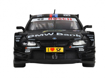Машина ''АВТОПАНОРАМА'' BMW M3 DTM, черный, 1/32, свет, звук, инерция, в/к 17,5*13,5*9 см