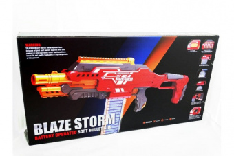 Автомат с мягкими пулями на батарейках BlazeStorm