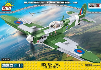 Конструктор COBI Supermarine Spitfire Mk.VB - myśliwiec brytyjski COBI-5708