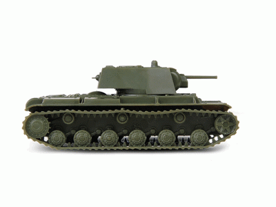 Сборная модель ZVEZDA Советский танк КВ-1 с пушкой Ф32, 1/100