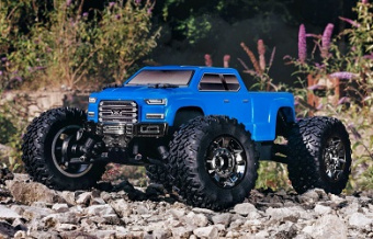Монстр 1:10 ARRMA Big Rock Crew Cab 3S Brushless 4WD RTR (синий)