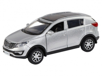 Машина ''АВТОПАНОРАМА'' KIA SPORTAGE R, серебряный, 1/39, инерция, в/к 17,5*12,5*6,5 см