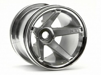 Диски трак 1/10 - SUPER STAR MT (CHROME/ REAR/DEEP OFFSET) 2шт