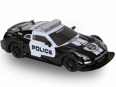 Радиоуправляемая машина MX Nissan GTR Полиция (с мигалками) +акб 1/16