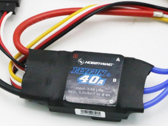 Бесколлекторный регулятор Hobbywing FLYFUN-40A-V5 (40A-60A, Aircraft)