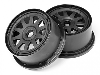 Диски трак 1/5 - TR-10  BLACK (120x65mm/-10mm OFFSET) 2шт