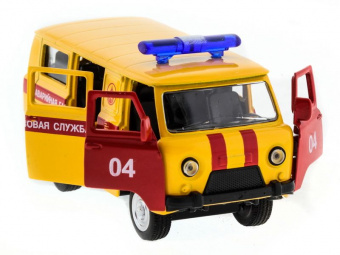 Машина ''АВТОПАНОРАМА'' инерц. УАЗ (аварийная) 1/50, в/к 12*7*5,5 см