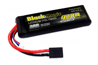 LiPo 7,4В(2S) 4200mAh 30C Soft Case Traxxas plug