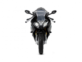 Мотоцикл АВТОПАНОРАМА BMW S1000R, 1/12, металл, черный, свободный ход колес