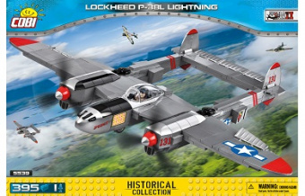 Конструктор самолет P-38L Lightning