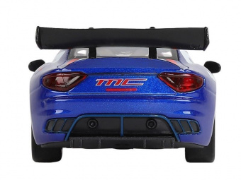 Машина ''АВТОПАНОРАМА'' Maserati Gran Turismo MC GT4, синий, 1/32, свет, звук, в/к 17,5*13,5*9 см