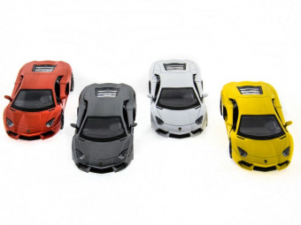 Машина Kinsmart LAMBORGHINI AVENTADOR LP 700-4 инерция (1/12шт.) 1:38 б/к