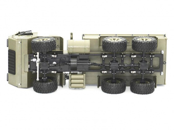 Радиоуправляемая машина Heng Long американский военный грузовик 6WD 2.4G 1/16 RTR