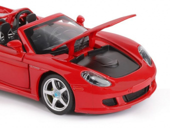 Машина ''АВТОПАНОРАМА'' Porsche Carrera GT, красный, 1/24, свет, звук, в/к 24,5*12,5*10,5 см