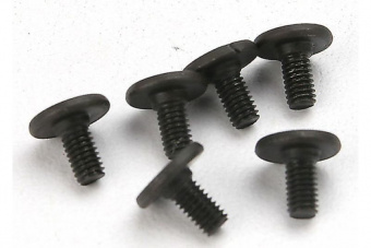 Screws, 3x6mm flat-head machine (hex drive) (6)