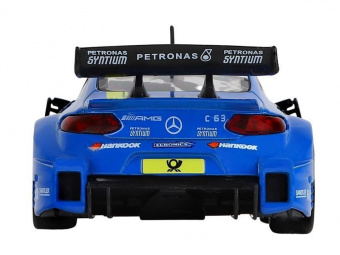 Машина ''АВТОПАНОРАМА'' Mercedes-AMG C 63 DTM, синий, 1/32, свет, звук, инерция, в/к 17,5*12,5*6,5 см