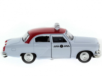 Машина ''АВТОПАНОРАМА'' инерц.ГАЗ-21 (такси) 1/43, в/к 14*7*5,5 см