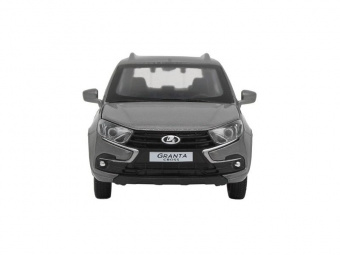 Машина ''АВТОПАНОРАМА'' LADA GRANTA CROSS, серый, 1/24, свет, звук, инерция, в/к 24,5*12,5*10,5 см
