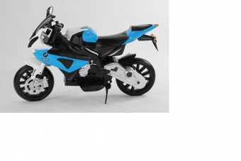 Детский электромобиль мотоцикл BMW S1000PR на аккумуляторе 12V цвет синий