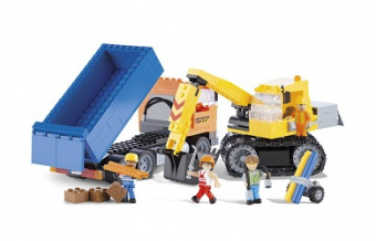 Dump Truck and Excavator