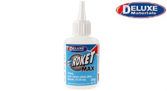 Roket Max - цианакрилатный клей 10-20 с, 20 г - густой.