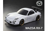 Кузов Mazda RX7 Sport не окрашенный с отражателями, спойлерами и комплектом стайлинга 1:10