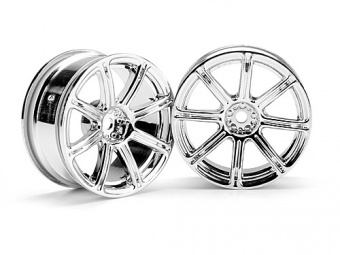 Диски 1/10 - WORK EMOTION XC8  26мм CHROME (3мм OFFSET)