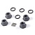 Хабы колесные - 1/10th Wheel Hubs +2mm - Grey (4шт)