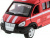 Машина АВТОПАНОРАМА инерц. ГАЗель(пожарная) 1/50, в/к 14,5*8*5,5 см