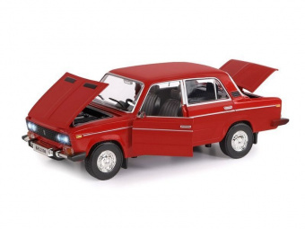 Машина ''АВТОПАНОРАМА'' ВАЗ 2106, 1/22, красный, инерция, в/к 24,5x12,5x10,5 см