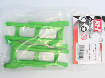 Рычаги передней подвески для Remo Hobby 1/8, тюнинг, зеленые