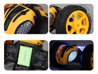 Радиоуправляемая машинка-перевертыш ZhengGuang Lightning Bee 2.4G 1/14 RTR + Ni-Cd и З/У