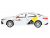 Машина АВТОПАНОРАМА Яндекс GO Toyota Camry, 1/43, белый, инерция, откр. двери, 17,5*12,5*6,5 см