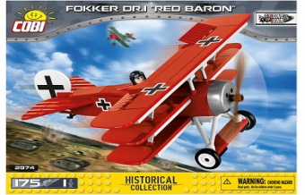 Конструктор самолет Fokker Dr.1 Red Baron