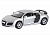 Машина ''АВТОПАНОРАМА'' Audi R8 GT, серебро, 1/43, инерция, в/к 17,5*12,5*6,5 см