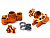 Кулаки поворотные (оранж) для Traxxas 1/10 Revo 3.3 и E-Revo