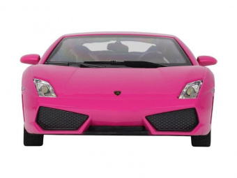 Машина ''АВТОПАНОРАМА'' Lamborghini Gallardo, розовый, 1/24, свет, звук, в/к 24,5*12,5*10,5 см