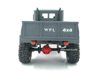 Радиоуправляемая машина WPL военный грузовик (серый) 4WD 2.4G 1/16 KIT
