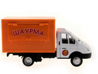 Машина ''АВТОПАНОРАМА'' ГАЗель (кура-гриль) 1/28, в/к 24*14*12 см