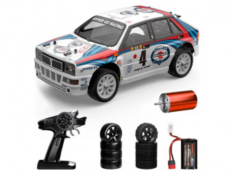 Радиоуправляемая машина для дрифта MJX Hyper Go 14302 Lancia Delta Brushless 4WD 2.4G LED 1/14 RTR