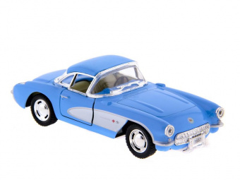 Машина Kinsmart Chevrolet Corvette 1957 инерция (1/12шт.) 1:34 б/к