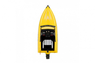 Скоростной катер на радиоуправлении WL Toys WL917 (2.4G, до 16 км/ч, 26 см) Желтый