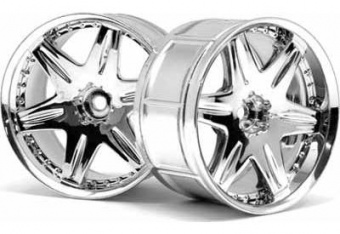 Диски 1/10 - LP35 WORK LS406 CHROME (2шт)