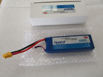 Аккумулятор Li-Po Spard 6800mAh, 7,4V, 20C, XT60