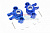 GPM Blue Aluminium E-Revo 2.0 Багажник передней и задней оси 2 шт. ER2021-B